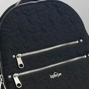 Kipling | Bags | Kipling Tina Quilted Laptop Backpack Black 